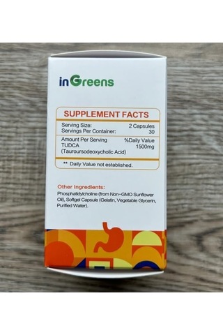 İngreens Tudca High Pure Tauroursodeoxycholic Salts Liver Cleanse