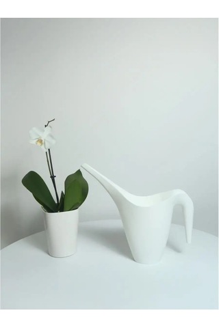 Mobidik Çiçekler İçin Bahçe Sulama Kabı, 1,8 Litre Beyaz 154381904