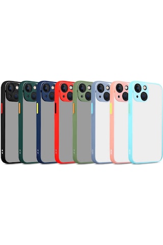 Apple Uyumlu iPhone 13 Mini Kılıf Zore Hux Kapak Lila