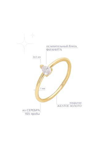 Miestilo 925 Ayar Gümüş İnce Beyaz Taşlı Kaplama Yüzük 297201008 Altın