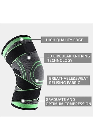 Spor Kneepad Erkekler Basınçlı Elastik Diz Pedleri Destekleme Fitness Dişli Tenis Voleybolu Brace Koruyucu Orange, L
