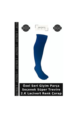Astrid T Özel Seri Giyim Parça Seçenek Süper Trevire 2.k Lacivert Renk Çorap Diğer