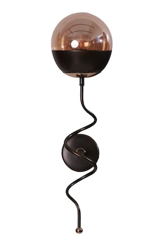 Luzarana Stella Gold-eskitme Metal Gövde Bal Camlı Tasarım Lüx Aplik Eskitme