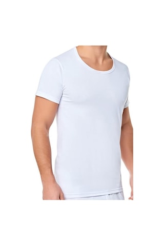 6 Adet Mevsim Erkek Penye Bisiklet Yaka Fanila Atlet 34302