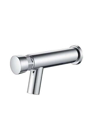 Duvara Monte Gecikme Musluk Mutfak Kendi Kendine Kapanış Tasarrufu Su Lavabosu Pirinç Krom Musluk Banyo Yıkama Havzası Muslukları, Zaman Gecikmesi Musluk Krom