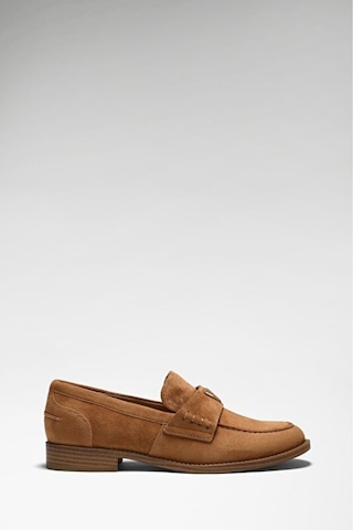Guess Beliso Kadın Deri Loafer Kahverengi
