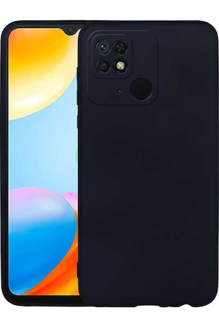 Xiaomi Poco C40 Kılıf Zore Premier Silikon Kapak Siyah
