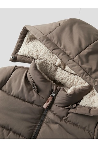 Name It Nmmmathew Unisex Çocuk Mont 13218515 Açık Kahverengi