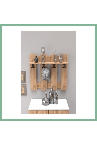 Bşkvirgo Country Duvar Askılığı Kahverengi 60 Cm Bsk2026