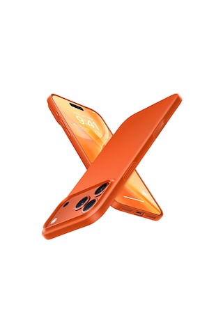Torras Apple iPhone Uyumlu 17 Pro Max Slimfit Magsafe Kılıf Turuncu