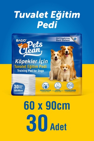 Pets Clean Eğitim Çiş Pedi 30lu 60 90cm