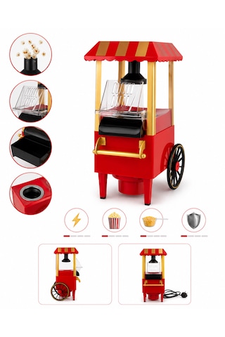 Polygold Retro 270 ML Patlamış Mısır Makinesi