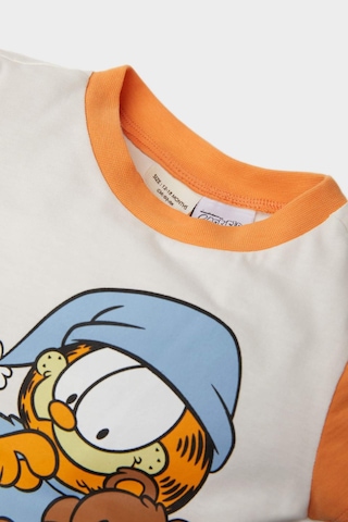 DeFacto Erkek Bebek Garfield Pijama Takımı Kısa Kollu Penye Üst Beli Lastikli Uzun Alt E1176A525SMOG162 Turuncu