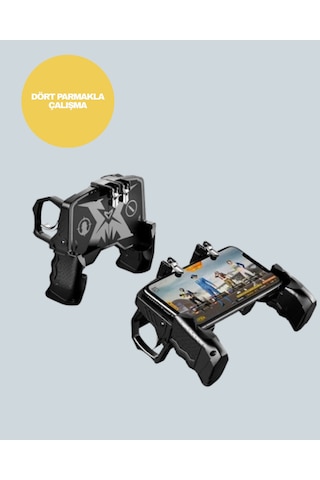Gerçekçi - 107 - Oyun Deneyimi Sunan Dört Parmak - Spt-gld - Mobil Gamepad