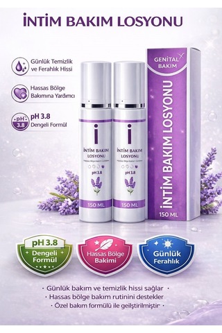 Genital Bölge, Akıntı, Ve Koku Gidermeye Yardımcı Losyon 150ml X2