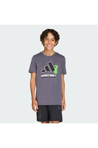 Adidas Minecraft Training Çocuk Tişört C-adıkd6874c40a00 Gri