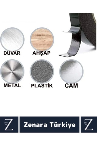 Ultra Güçlü İz Bırakmaz Elastik Kolay Şekil Alan Çift Taraflı Akrilik Köpük Bant 48mmx10metre 10adet