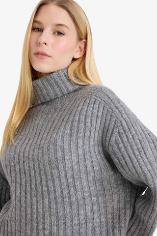 Defacto Oversize Geniş Kalıp Balıkçı Yaka Kazak G5463ax25wngr253 Gri-gr253