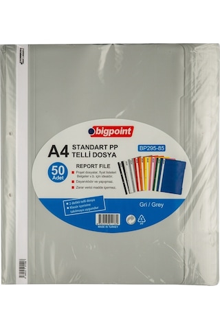 Bigpoint Telli Dosya Gri 50'li Paket X 2 Paket