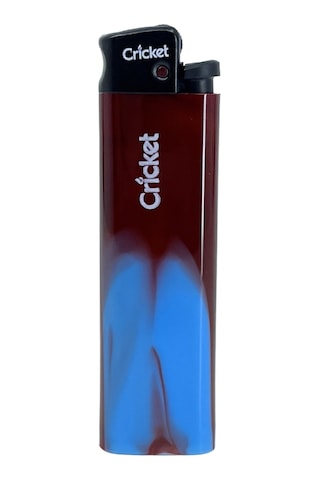 Cricket Taraftar Çakmak Orijnal Boy Taşlı 5'li Set Taraftar Çakmak - Bordo Mavi