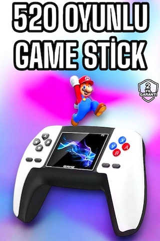 Game Stick 520 Oyunlu Retro Konsol Çocuklara Özel 81734457
