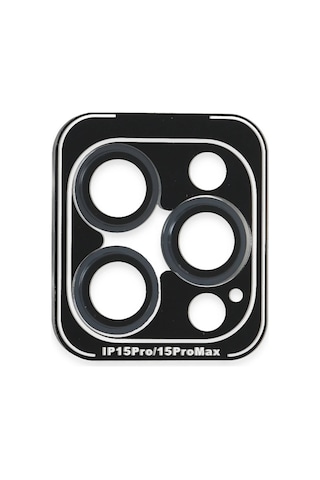 Cosmotex Joko Apple, Uyumlu iPhone 15 Pro Max Pvd Metal Kamera Lens - Lacivert
