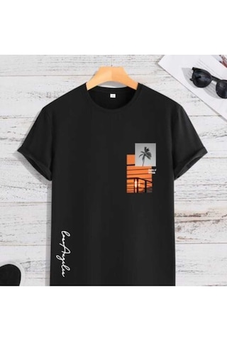 Noıssey Siyah Unisex Oversize Baskılı