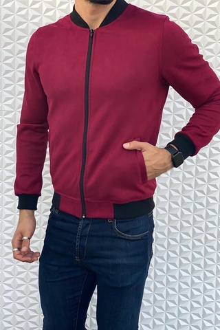 Oksit Eddy Extra Slim Fit Mevsimlik Erkek Süet Ceket