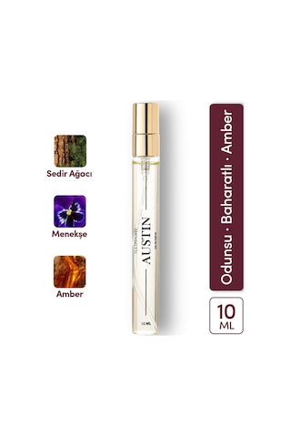 Austin Edp Erkek Seyahat Boy Parfüm 10ml Odunsu-baharatlı-amber Erik, Sedir, Paçuli, Misk