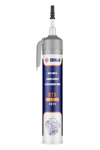 Skala Sıvı Conta Rtv Kartuş Siyah 200 ml Skala Sıvı Conta Rtv Kartuş Siyah 200 ml