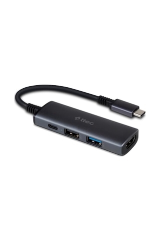 Ttec 4in1 100w Type C Çoğaltıcı Çevirici Hub, 2x Usb, 1x Pd Type C Ve 1x 4k Hdmi Girişli Çoğaltıcı Adaptör