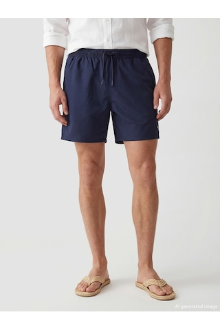 Lcw Swımwear Lacivert Kısa Boy Erkek Yüzme Şort