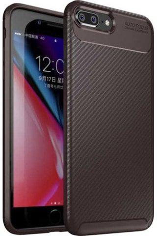 Apple Uyumlu iPhone 8 Plus Kilif Karbon Silikon Case 389459878