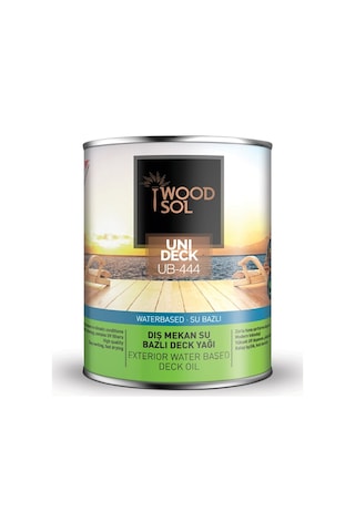 Woodsol Unideck Su Bazlı Ahşap Deck Yağı 2.5 L