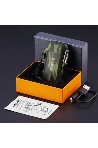 Daison Survive Komando Asker Yeşili Çift Ark Usb Anti-Rüzgar El F