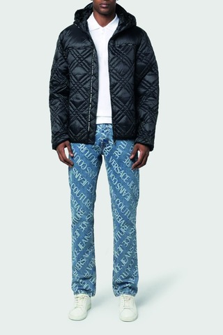 Versace Şişme Mont Siyah