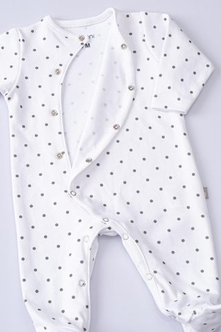 Boumini Bebek Patikli Tulum Gri Puantiyeli-gri Puantiye Gri