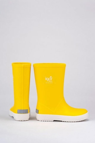 Igor İgor W10107-008 Splash Nautıco Çocuk Çizme Sarı 29-36 001