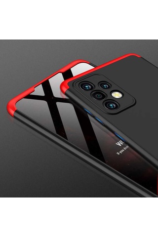 Samsung Uyumlu Galaxy A72 Kilif Zore Ays Kapak-Siyah-Mavi 525313712