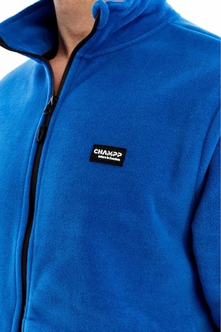 Champp Tam Fermuarlı Unisex Polar Mavi