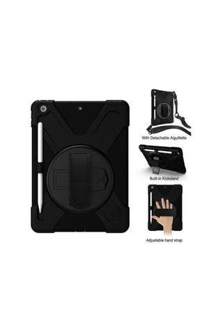 Apple iPad Uyumlu Air 11 2024 Kılıf Amazing Tablet Kapak - Siyah