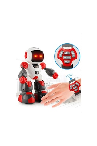 Uzaktan Kumandalı Işıklı Sesli Ses Kaydı Yapan Yürüyen Robot