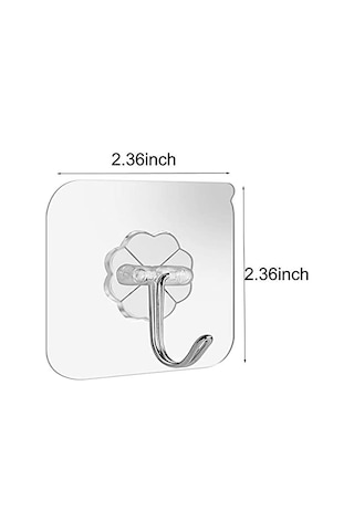 Yapışkanlı Duvar Kancaları Banyo Mutfak 24 Paket Ağır Hizmet 10 Kg Maks Çivisiz Yapışkan Askılar Paslanmaz Kancalı Yardımcı Havlu Banyo Tavan Kancaları Diğer