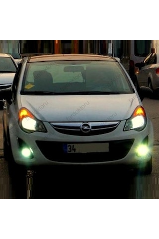 Fardoktoru Opel Corsa D Turuncu Gündüz Farı Ampulü Flsher T20 W21 5W