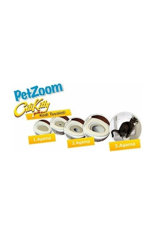 Petzoom CitiKitty Kedi Tuvalet Klozet Eğitim Seti