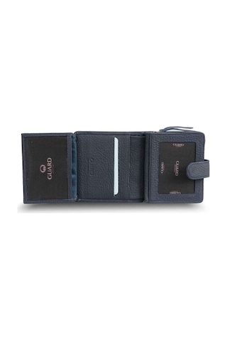 Guard Lacivert Çok Bölmeli Şık Deri Bayan Cüzdanı - Grd2403xw22500 Çok Renkli