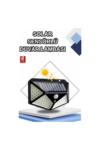 Bahçe Lambası Bahçe Aydınlatma Sensörlü Suya Dayanıklı 100 Led 11