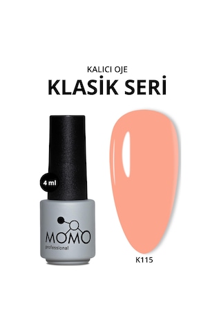 Momo Professional Kalıcı Oje K115 Şeftali 4 Ml