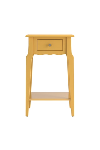 Wooding Masif Sarı Lake Bonamy Komodin - Yan Sehpa