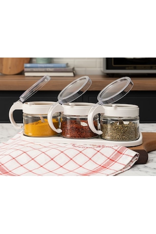 Madame Coco Lavem 3lü Baharatlık 1kbhrt004428x10x9,5 Cm-soft Ekru